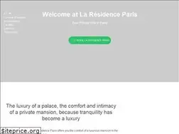 Sites similar to laresidenceparis.com