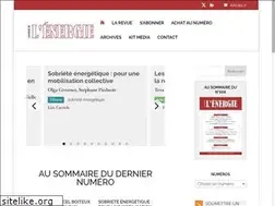 Sites similar to larevuedelenergie.com
