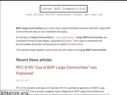 Sites similar to largebgpcommunities.net
