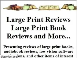 Sites similar to largeprintreviews.com