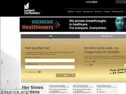 Sites similar to largestcompanies.no