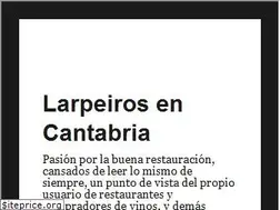 Sites similar to larpeirosencantabria.com