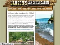 Sites similar to larsenslakeviewcabins.com