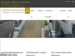 Sites similar to larsensmemorials.com