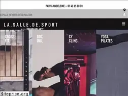 Sites similar to lasalledesport.paris