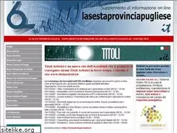 Sites similar to lasestaprovinciapugliese.it