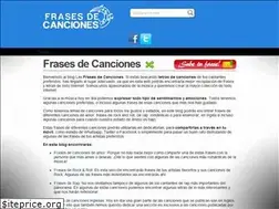 Sites similar to lasfrasesdecanciones.com