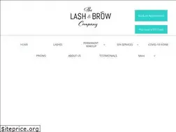 Sites similar to lashandbrowcompany.com