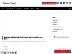 Sites similar to lashesandlipstick.ca