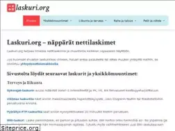 Sites similar to laskuri.org