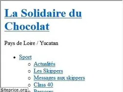 Sites similar to lasolidaireduchocolat.com