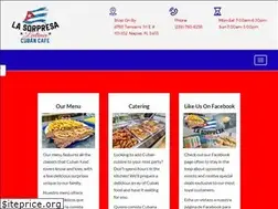 Sites similar to lasorpresalatinacubancafe.com