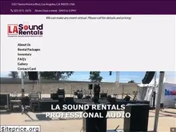 Sites similar to lasoundrentals.com