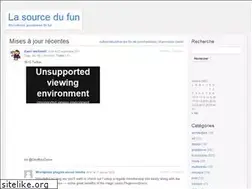 Sites similar to lasourcedufun.wordpress.com