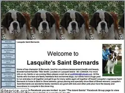 Sites similar to lasquitesaintbernards.com