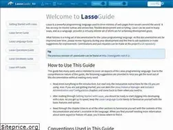 Sites similar to lassoguide.com
