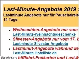 Sites similar to last-minute-angebote.biz