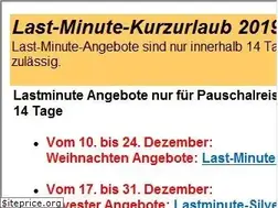 Sites similar to last-minute.hotelliste.de