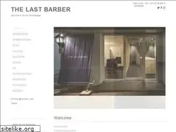 Sites similar to lastbarber.tokyo
