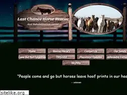 Sites similar to lastchancehorserescue.com