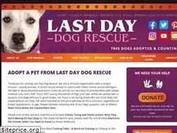Sites similar to lastdaydogrescue.org