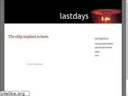 Sites similar to lastdays.org.uk