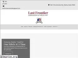 Sites similar to lastfrontierembroidery.com