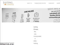 Sites similar to lastingchangestartshere.org