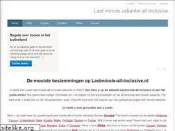 Sites similar to lastminute-all-inclusive.nl