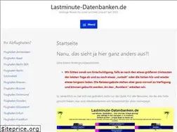 Sites similar to lastminute-datenbanken.de