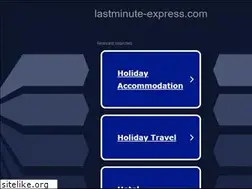 Sites similar to lastminute-express.com