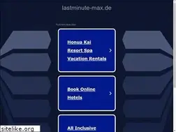 Sites similar to lastminute-max.de