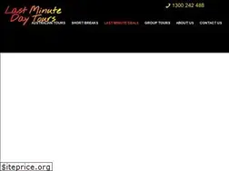 Sites similar to lastminutedaytours.com