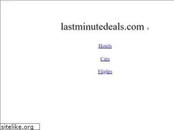Sites similar to lastminutedeals.com
