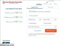 Sites similar to lastminutefaredeal.com