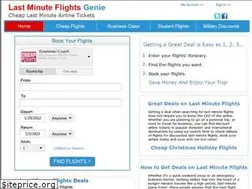 Sites similar to lastminuteflightsgenie.com