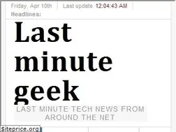 Sites similar to lastminutegeek.com
