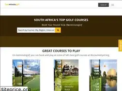Sites similar to lastminutegolf.co.za