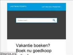Sites similar to lastminuteinfo.be