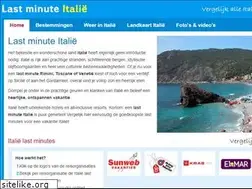 Sites similar to lastminuteitalie.net