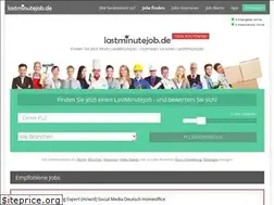 Sites similar to lastminutejob.de