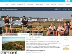 Sites similar to lastminutelodges.co.za