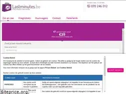 Sites similar to lastminutes.be