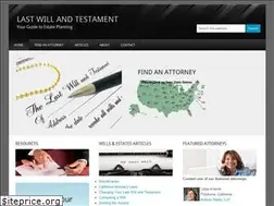 Sites similar to lastwillandtestament.us
