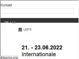 Sites similar to lasys-messe.de