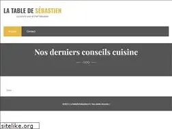 Sites similar to latabledesebastien.fr