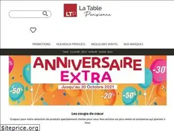 Sites similar to latableparisienne.com
