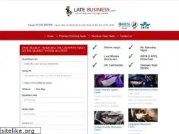 Sites similar to latebusiness.com