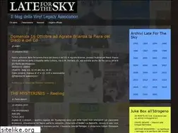 Sites similar to lateforthesky.org