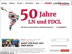 Sites similar to lateinamerika-nachrichten.de